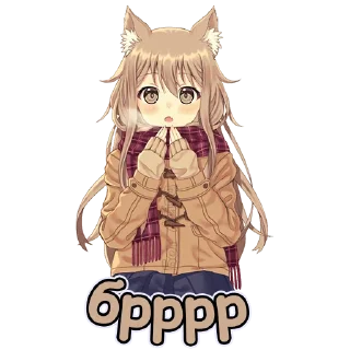 Sticker Anime Winter | Бот Айла - 3