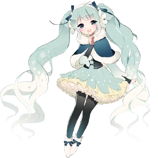 Sticker Anime Winter | Бот Айла - 4