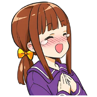 Sticker Аниме-тян @nyasticks - 0