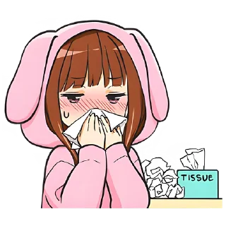 Sticker Аниме-тян @nyasticks - 10