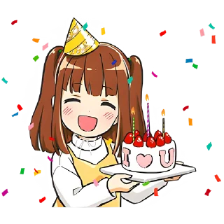 Sticker Аниме-тян @nyasticks - 3