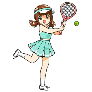 Sticker Аниме-тян @nyasticks - 1