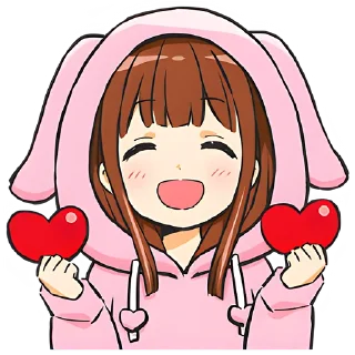 Sticker Аниме-тян @nyasticks - 5