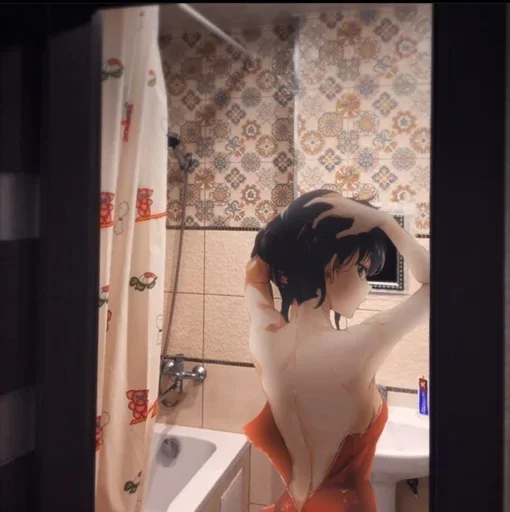 Стикер Anime_Real_life - 1