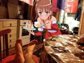 Sticker Anime irl @xvieravelyn @ecchistickers - 1