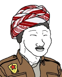 Стикер Wojak Military by : @gadasim - 5