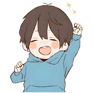 Sticker Анимешная парочка @Nyasticks - 0