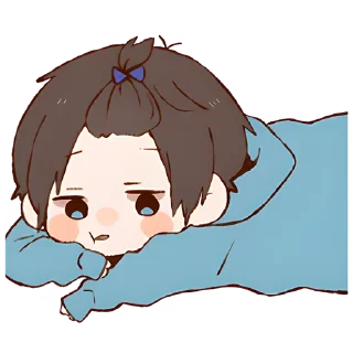 Sticker Анимешная парочка @Nyasticks - 1