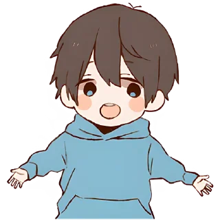 Sticker Анимешная парочка @Nyasticks - 10