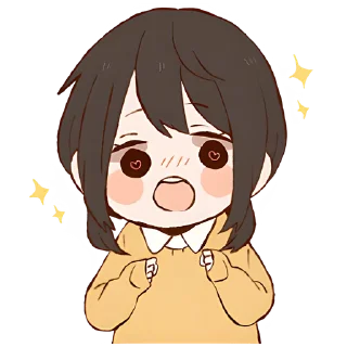 Sticker Анимешная парочка @Nyasticks - 9