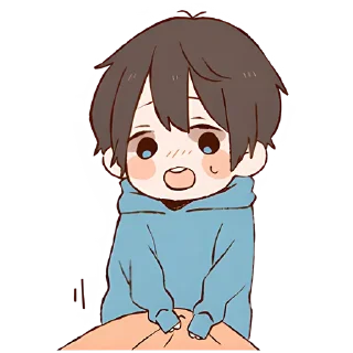 Sticker Анимешная парочка @Nyasticks - 4