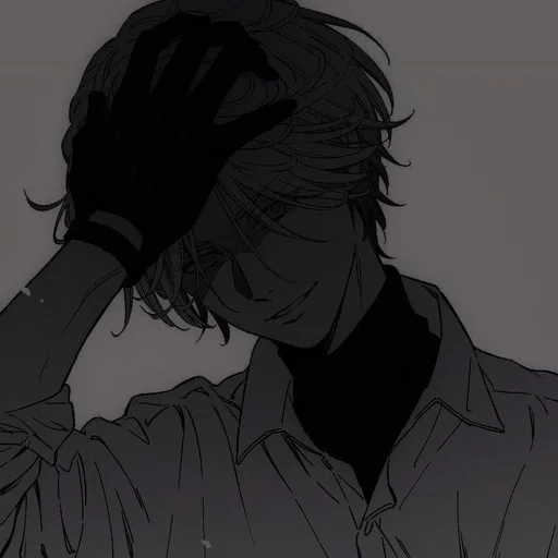 эскиз иллюстрация аниме