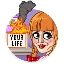 Стикер Annabelle - 3