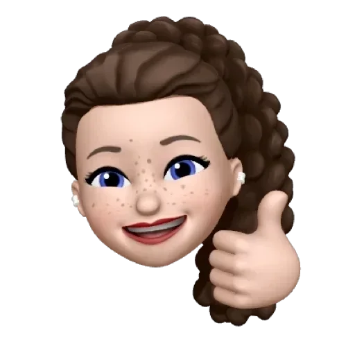 cartoon smile figurine