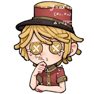 Стикер Anniversary  乱爬的老泽西  @identityVGOGO - 1