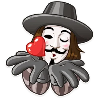 Стикер Anonymous - 8