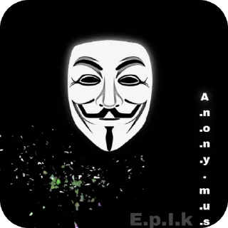 Стикер Анонимусы! - 4