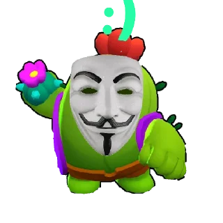 Стикер Анонимусы - 8