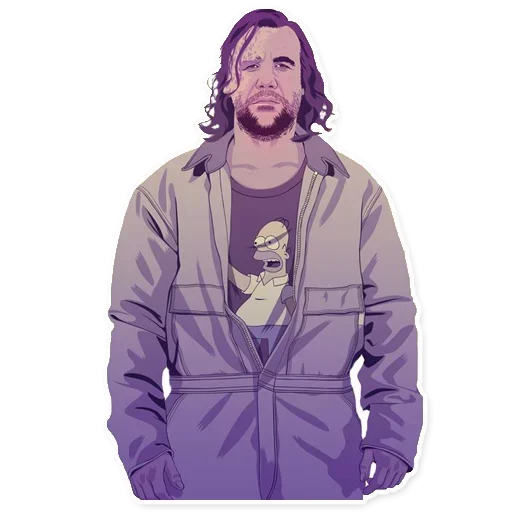 clothing jacket human face