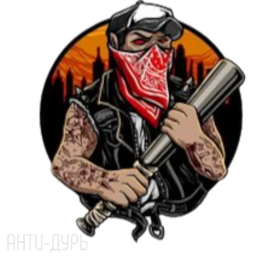 Sticker АНТИ-ДУРЬ - 9