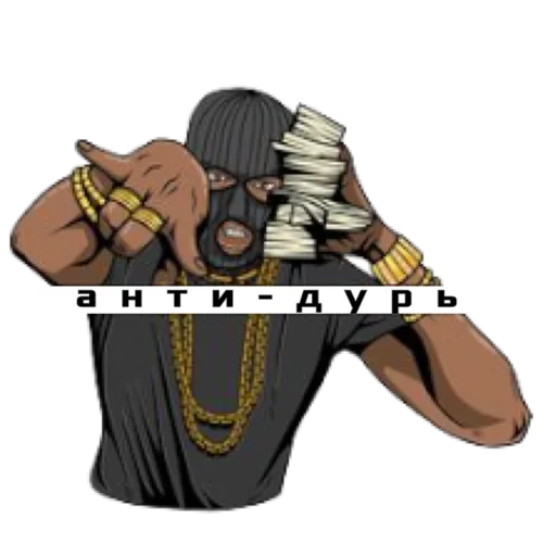 Sticker АНТИ-ДУРЬ - 8