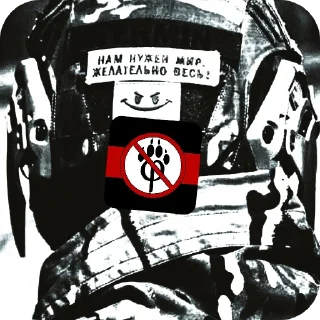 Стикер Anti KVD Ruski - 3