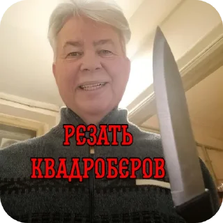 Sticker AntiKvd ДВИЖЕНИЕ ПРОТИВ КВАДРОПЕРОВ - 5