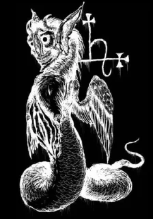 Стикер Satan t.me/amsgloriam - 7