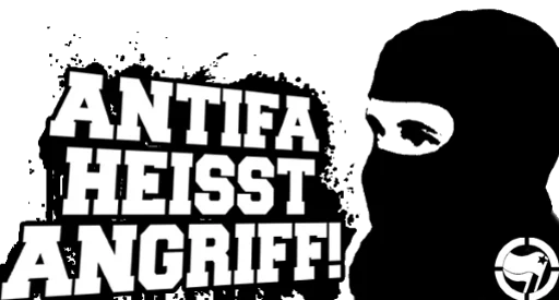 Sticker AntifaAnarchy - 1