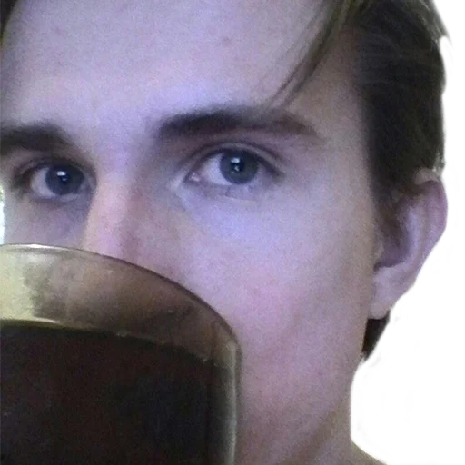 human face person drink