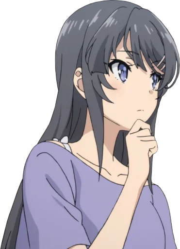 Стикер @Anime_stickery Девочка зайка - 11