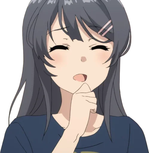 Стикер @Anime_stickery Девочка зайка - 7