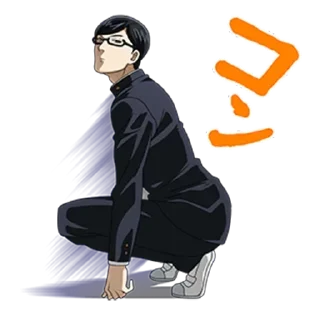 Стикер @anime_stickerr Сакамото - 5