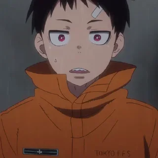 Sticker @anime_stickerr Пламенная бригада пожарных - 3