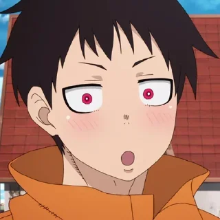 Sticker @anime_stickerr Пламенная бригада пожарных - 11