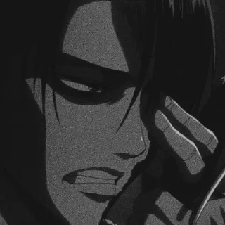 Стикер Levi Ackerman — @NekoShiroHelp - 4