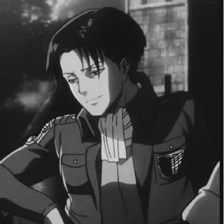 Стикер Levi Ackerman — @NekoShiroHelp - 7