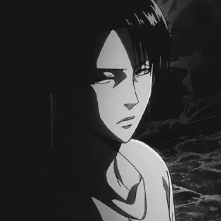 Стикер Levi Ackerman — @NekoShiroHelp - 0