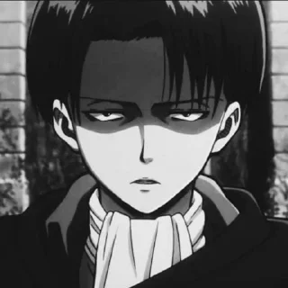 Стикер Levi Ackerman — @NekoShiroHelp - 3