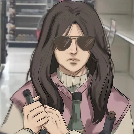 аниме человеческое лицо мультфильм