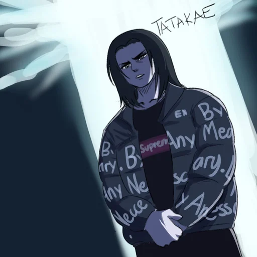 аниме одежда человеческое лицо