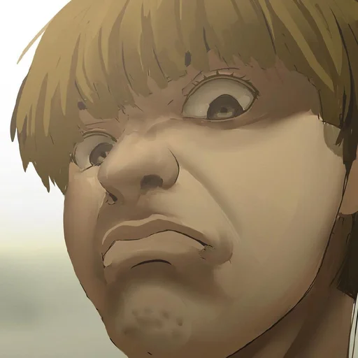 мультфильм человеческое лицо челюсть