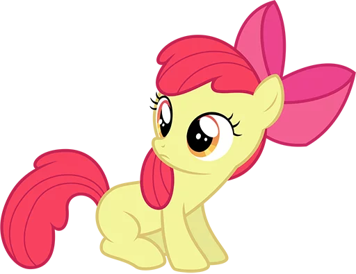 Sticker Apple Bloom Pony - 10