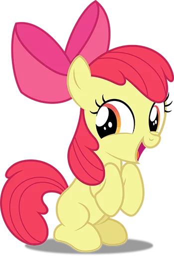 Sticker Apple Bloom Pony - 1