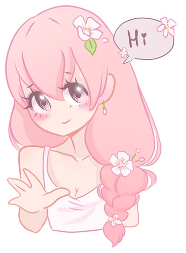 Sticker Apple flower?(@Valeria_Fills_Art) - 1