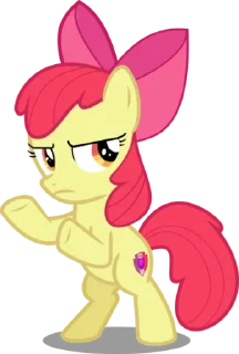 Стикер Apple Bloom | @MyLittlePony_bots - 7