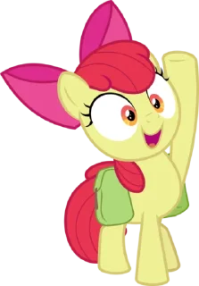 Стикер Apple Bloom | @MyLittlePony_bots - 8