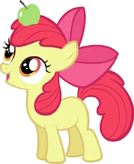 Стикер Apple Bloom | @MyLittlePony_bots - 11