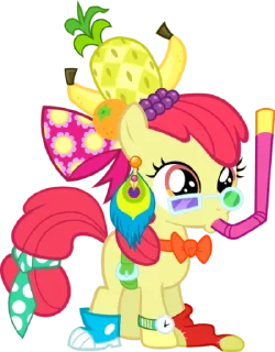 Стикер Apple Bloom | @MyLittlePony_bots - 5