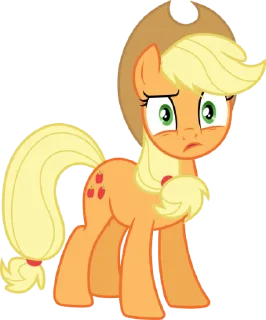 Стикер Applejack | @MyLittlePony_bots - 2